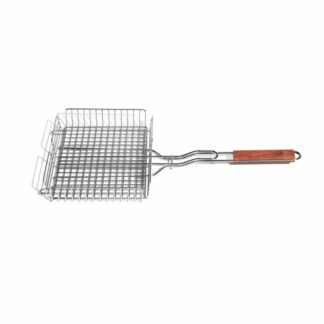 Outset Rosewood Chrome BBQ Grill Basket